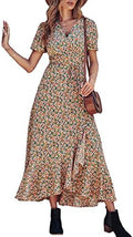 PRETTYGARDEN Women's Boho Floral Summer Maxi Dresses