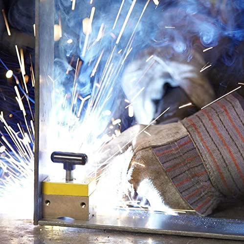 Magswitch MagSquare 165 Magnetic Welding Square Base Clamp Holder for Welding Kit, Tools, Supplies and Accessories, Magnet Switch with On/Off Capabilities, 150 lb Holding Force, Black