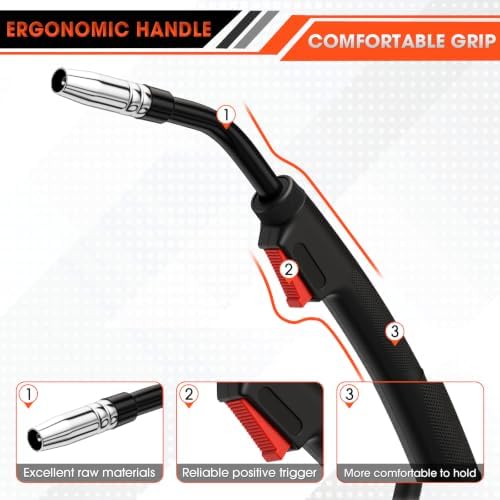 MIG Welding Gun 180Amp Fit for Titanium Unlimited 200 15FT