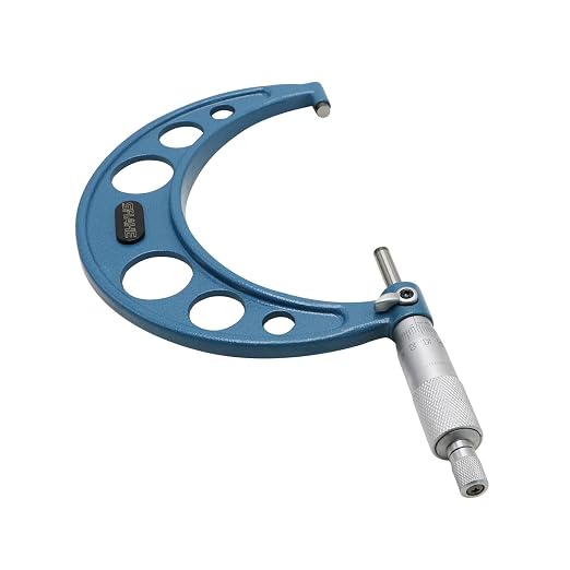 SHAHE 4-5''/100-125mm 0.01mm Outside Micrometer Gauge Micrometer Measuring Tool 5201-125A