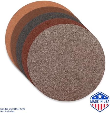 Trim-Tex Black Widow Web Spinner Sanding Pads | 580-FX: Extra Fine | 9" Diameter Round Sanding Discs for Round Pole Sander | Model [580FX] | Made in USA