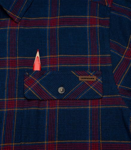 Legendary Whitetails Mens Flannel Long Sleeve Button Down 100% Cotton Shirt