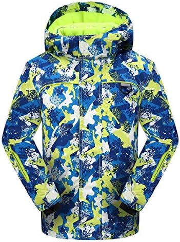 PHIBEE Big Boy's Waterproof Breathable Snowboard Ski Jacket