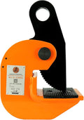 GORILA horizontal plate clamp | 4400lbs / 2 ton | Jaw opening 1.6 inch / 40mm | Industrial and heavy duty Steel plate clamp for lifting and transporting | Safety factor 4:1 | Since 1989