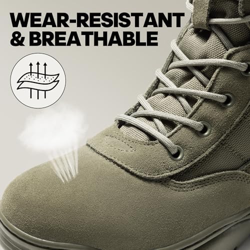 NORTIV 8 Men's Military Tactical Work Boots