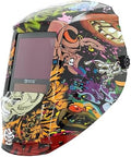 Antra Digital Auto Darkening Welding Helmet DP9-04 - True Color TOP Optical Class 1/1/1/1, Wide Shade Range 4/5-14 w Shade Lock, Low TIG Rating 2A - Precision Protection for Welding Excellence