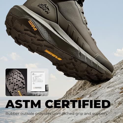 NORTIV 8 Men's Tactical Hiking Boots Lightweight Cushion