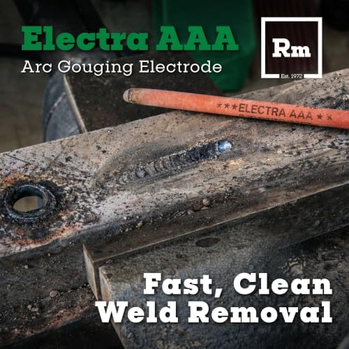 Rockmount Electra AAA Welding Electrode: 1/8" Dia., Arc Gouging, Cutting, And Piercing - 2 lbs