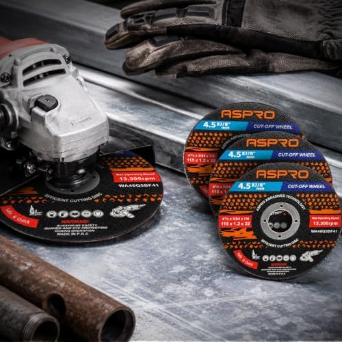 4 1/2 Cut Off Wheel for Metal 35 PCS, 2X Longer Life for Angle Grinder