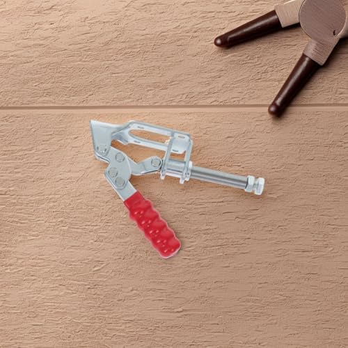 4pcs Push Pull Toggle Clamps for Woodworking, Heavy Duty Zinc-plated Steel Hand Push Clamps with Quick Release, Pull Action Workholding Devices for Carpentry and DIY Projects