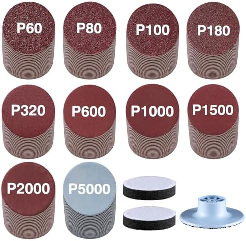 LET'S RESIN LRP-2393 4-in-1 Resin Sander Accessory Kit - 203pcs, 3 Inch