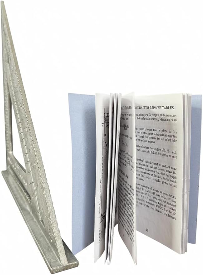 Swanson Tool Co., Inc Swanson T0108 Big 12 Speed Square Layout Tool with Blue Book, Plain gradations, 12-Inch