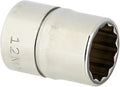 Williams BM-1212 3/8 Drive Shallow Socket, 12 Point, 12mm