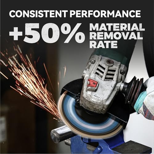 10 Pack 6" x 7/8" Zirconia Flap Discs, T27 Jumbo Grinding Wheel 60 Grit