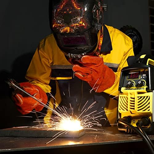 SSIMDER Electrode Holder Set with Cable & Ground Clamp 300A Stick Welding