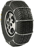 SCC SC1040 Radial Chain Cable Traction Tire Chain - Set of 2, Silver