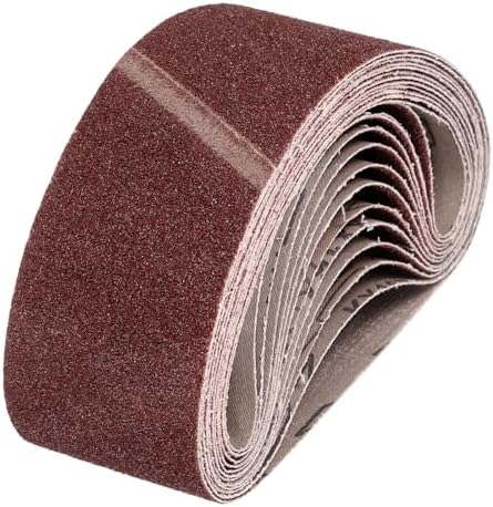 HARFINGTON 4 x 24 Inch Sanding Belts, 20 Pcs 40 Grits Aluminum Oxide
