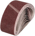 HARFINGTON 2-1/2 x 16 Inch Sanding Belts, 18 Pcs 40 Grits Aluminum Oxide Abrasive Belt Sander File Belt for Woodworking, Metal Polishing, Knife Sharpener
