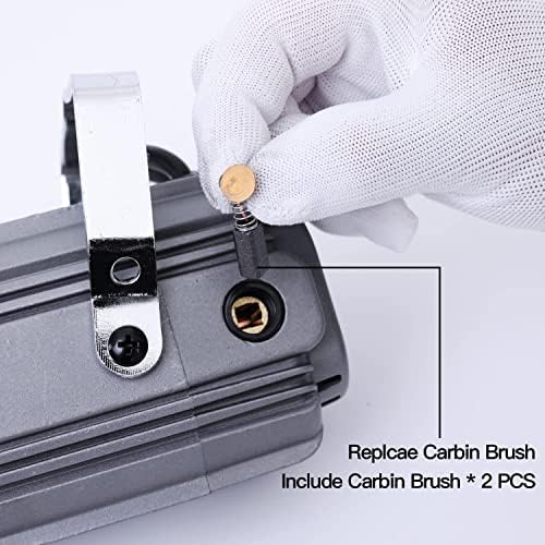 1000W 30000RPM Electric Flex Shaft Rotary Tool Foot Pedal Control Flex Shaft Hanging Grinder Carver Can Forward-Reverse Rotation, Multi-function Kit with Accessories for Carve-Buffing Diy Craft work