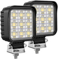 3.3 Inch 9000LM Square LED Tractor Lights Bar, 2PCS, IP68