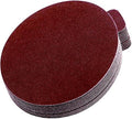 Starcke 9 inch Sanding Discs Adhesive Sandpaper Discs 80 Grit, 25 Pack Aluminum Oxide Self Adhesive PSA Sanding Disc Sticky Back, DA Sander for Auto Body Sandpapers for Wood, Paint, Metal & Plastics