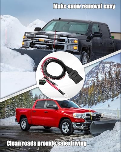 4-Pin Salt Spreader Power Cable 48808 Fit for Fisher Western SnowEx