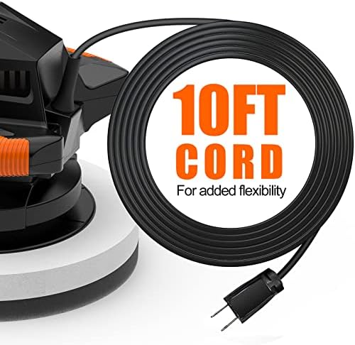 THINKWORK Buffer Polisher,10 Inch Car Polisher Sets, 6 Variable Speed