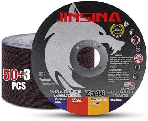 3" Cut Off Wheels 53PCS, Metal and Stainless Steel Cutting Wheel