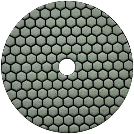 7" Dry Stone & Concrete Polishing Pad, 1.5mm Segment Height, 30 Grit