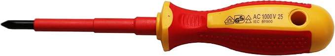 TMAX 1000V VDE Insulated Electrician Magnetic Screwdriver, PH1 Phillips #1