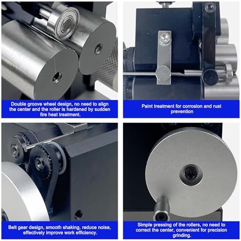 High Precision Vertex Mini Punch Grinding Machine Cylinder Mini Punch Grinder High Precision Needle Grinding Machine for Milling Drilling Machine Clamping Accuracy 0.002mm