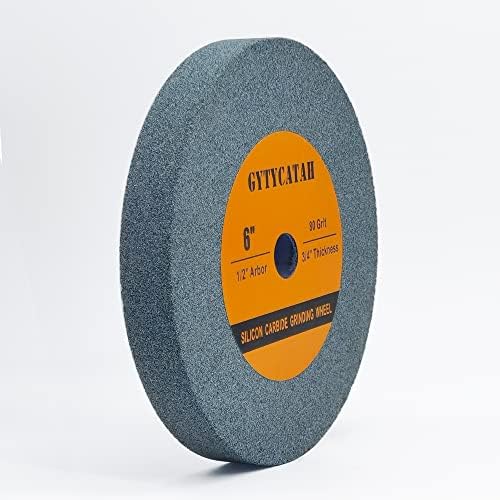 6" Bench Grinding Wheel, Green Silicon Carbide Abrasive
