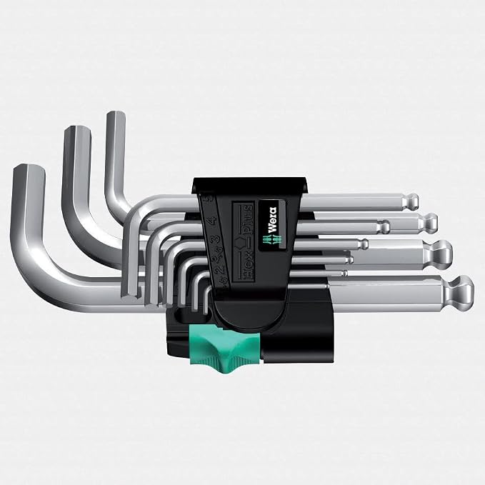 Wera 133163 Metric Chrome Ball-End L-key Set