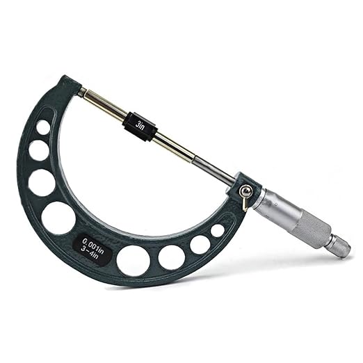 4-Pack Professional Outside Micrometer Set 0-4In / 0.0001In Precision Machinist Tool Premium Quality with Padded Case