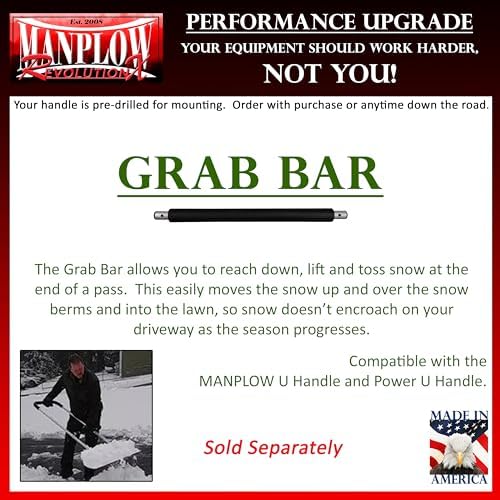 RevolutionX Snow Pushers and Shovels (Power U Handle, 60")