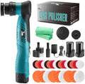 AUTIWOZ Cordless Mini Car Polisher Buffer, 6 Speeds, 2Pcs 2000mAh 1/3inch Orbital and Rotary Fast Change Polisher for Car Detailing, Micro Cordless Polisher for Car Boat Polishing WS02