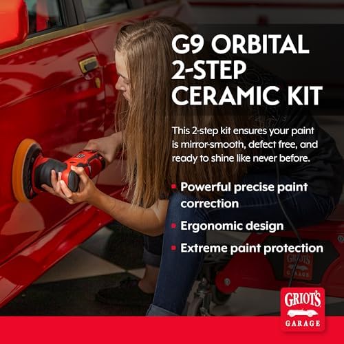 Griot's Garage 11558 G9 Orbital 2 Step Ceramic Kit for Car Polishing
