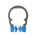 Dental Matrices Clamp Ring, R2 Nickel Titanium Elastic Clamping Ring Separator Ring, Sectional Contoured Matrix Clips Autoclavable Dentistry Tools (Blue R2 1PCS)