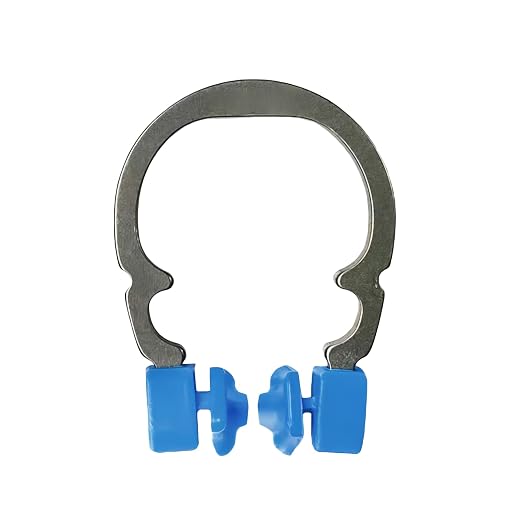 Dental Matrices Clamp Ring, R2 Nickel Titanium Elastic Clamping Ring Separator Ring, Sectional Contoured Matrix Clips Autoclavable Dentistry Tools (Blue R2 1PCS)