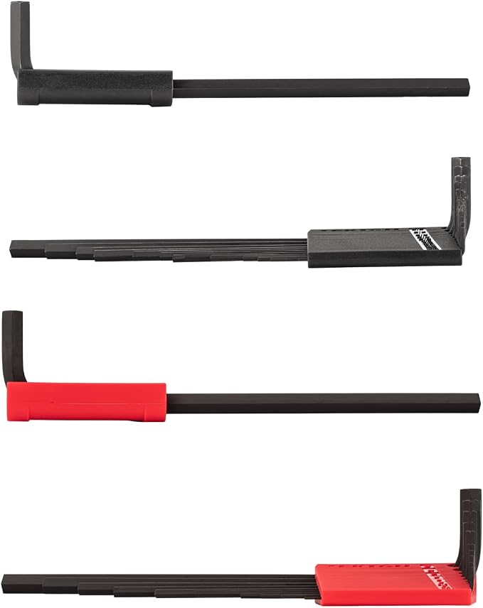 TEKTON Flat End Hex L-Key Set, 23-Piece | KLX91305 | (0.050 - 3/8 in., 1.3 - 10 mm), Manganese Phosphate Finish, Holder