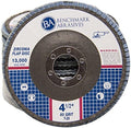 Benchmark Abrasives 4.5" x 7/8" Premium Zirconia T29 Angled Flap Discs 4 1/2 for Angle Grinder, Sanding Discs, Finishing, Rust, Stock Removal- Grinding Wheels 4 1/2 Inch (100 Pack) - 80 Grit