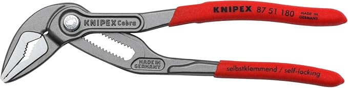 KNIPEX Tools 87 51 180 SBA Cobra® ES Water Pump Pliers, 7-1/4"