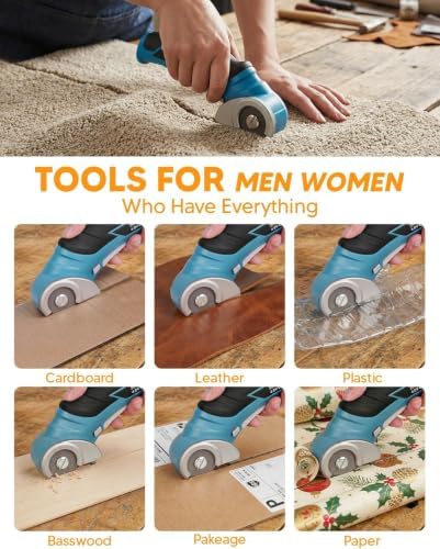 Cardboard Cutter Cordless Electric Scissors, Stocking Stuffers for Men Gift