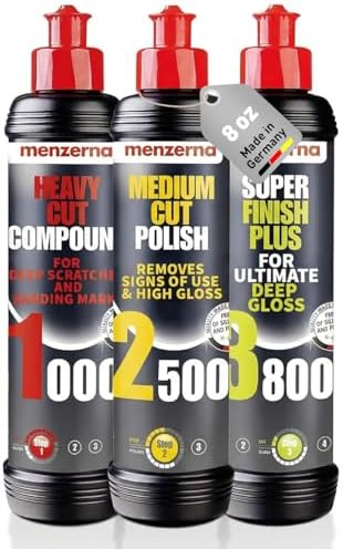menzerna Polishing Set 8 oz I HCC1000, MCC2500 I 3800 I 3-Step System