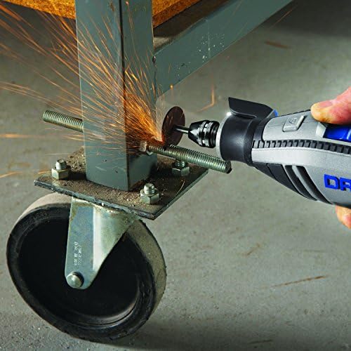 Dremel 4300-9/64 Rotary Tool Kit with Flex Shaft- 9 Attachments & 64 Accessories- Engraver, Router, Sander, and Polisher & 335-01 Rotary Tool Plunge Router Attachment – Perfect for Wood