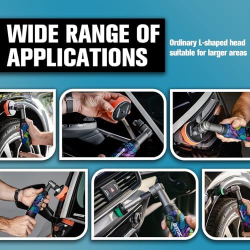 BATOCA S6 Mini Cordless Polisher 2 Heads for Car/Motorcycles Detailing Kit