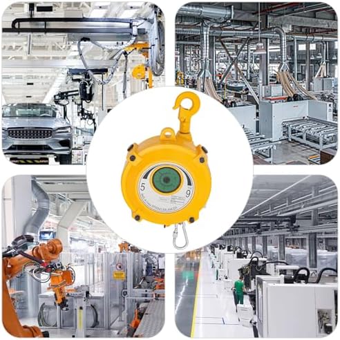 Spring Balancer, Retractable Spring Hanging Holding Equipment, 5~9kg (11-19 lbs), Tool Hanging Retractor, Industrial Tool Hanging Holding Device, Heavy Equipment Tools for Computer, Monitor
