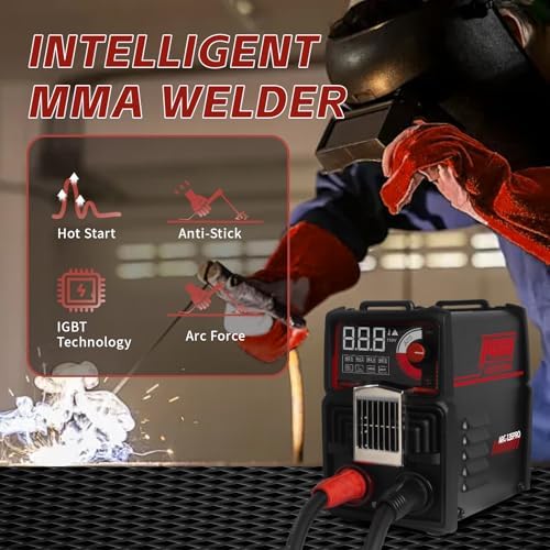 135A 110V 2-in-1 Stick Lift TIG Welder, Mini Portable Welding Machine