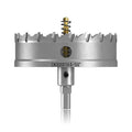 TCT Hole Saw Set, 4-1/4"(108mm) Heavy Duty Tungsten Carbide Tipped Hole Cutters for Stainless Steel Mild Steel Copper Iron Brass Plastic and More, with Titanium-Plated Pilot Drill Bits.