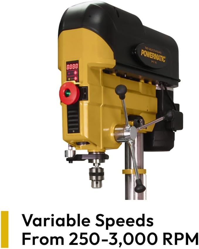 Powermatic 18-Inch Floor Drill Press, Variable Speed, 1 HP, 115/230V 1Ph (Model PM2800B)